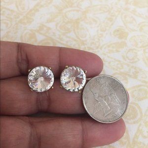 Diamond Cut Stud Earrings.